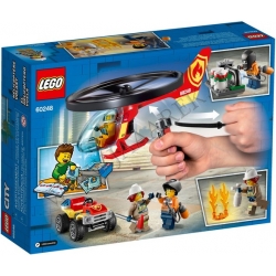 Klocki LEGO 60248 - Helikopter strażacki leci na ratunek CITY